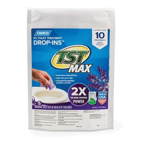 Camco TST Max Tank Treatment Drop-Ins Lavender 1220.1179